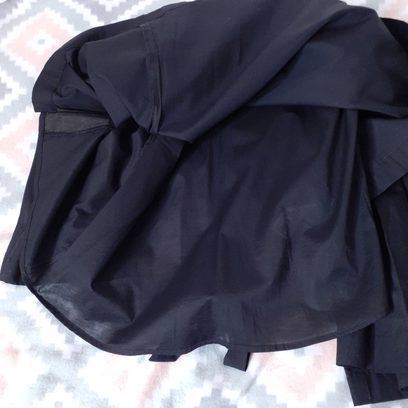 Free People So Obviously Yours poplin bell sleeve blouse bow details & buttons - Picture 10 of 15